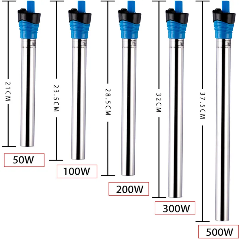 Aquarium Fish Uk - Aquecedor submersível para aquário, 50w/100w/200w/300w/500w, tanque