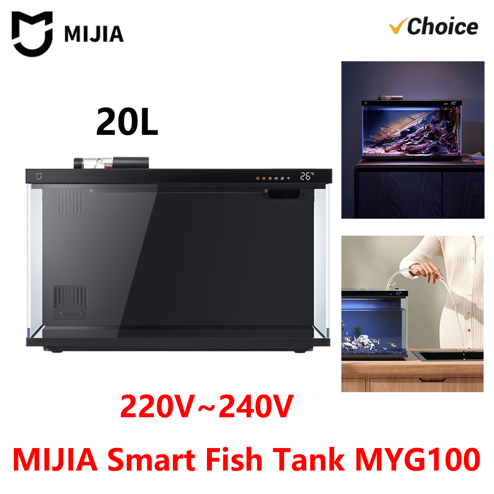 Xiaomi Aquarium Fish Tank - NOVO Aquário Inteligente MIJIA, Compatível com