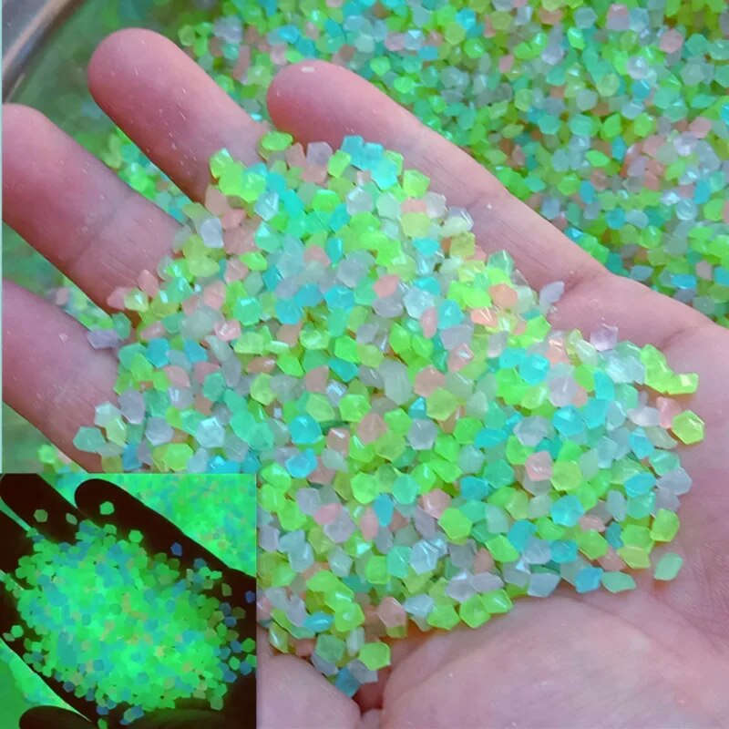 1000 pçs 3-5mm areia luminosa  - Aquarium Fish Types avaliação e preço