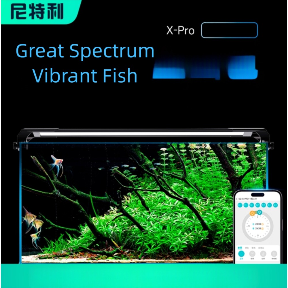 Netlea Time X Pro 2025 Luz de  - Aquarium Fish Colorful avaliação e preço