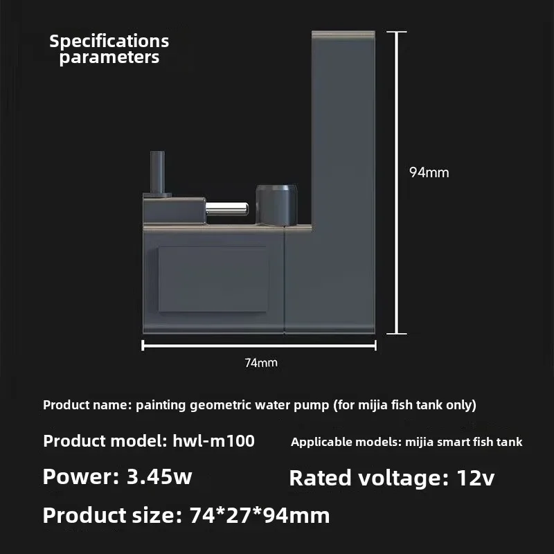 1 peça para xiaomi mijia aquár - Xiaomi Aquarium Fish Tank avaliação e preço