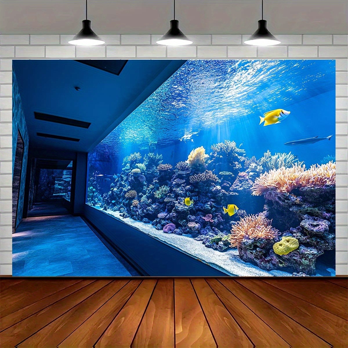 Tapeçaria Vibrante de Aquário  - Aquarium Fish Colorful avaliação e preço
