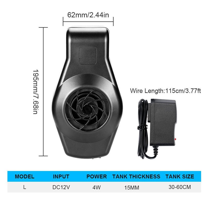 Mini Ventilador de Resfriament - Aquarium Fish Uk avaliação e preço
