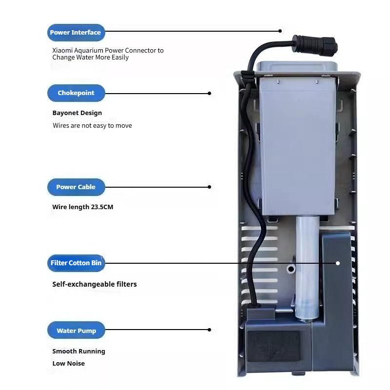 Bomba de água para tanque de p - Xiaomi Aquarium Fish Tank avaliação e preço