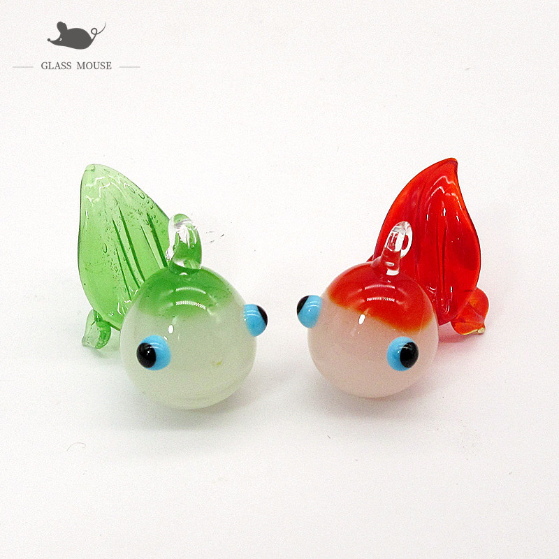 Mini estatueta artesanal de vi - Aquarium Fish Colorful avaliação e preço