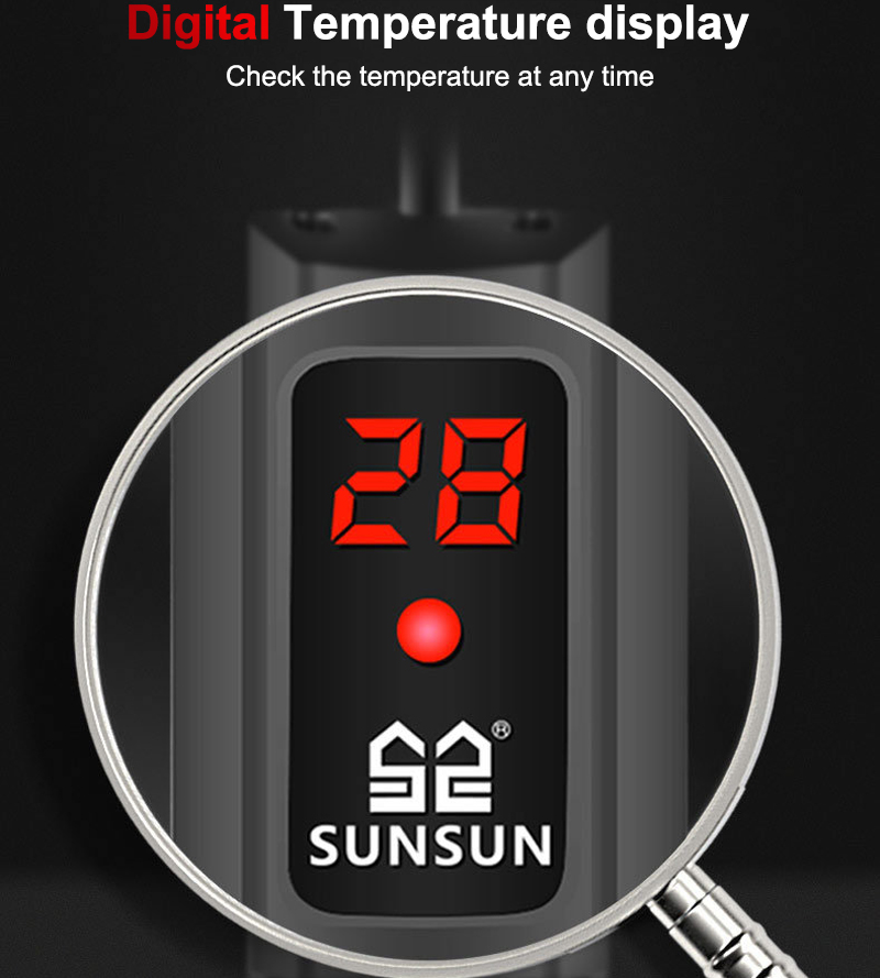 Sunsun aquário aquecedor subme - Aquarium Fish Uk avaliação e preço